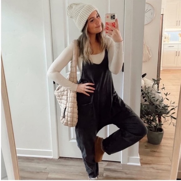 Free People Movement x Hatch Hot Shot Onesie Black Size SM & L $80 Retail NWT - Picture 7 of 7